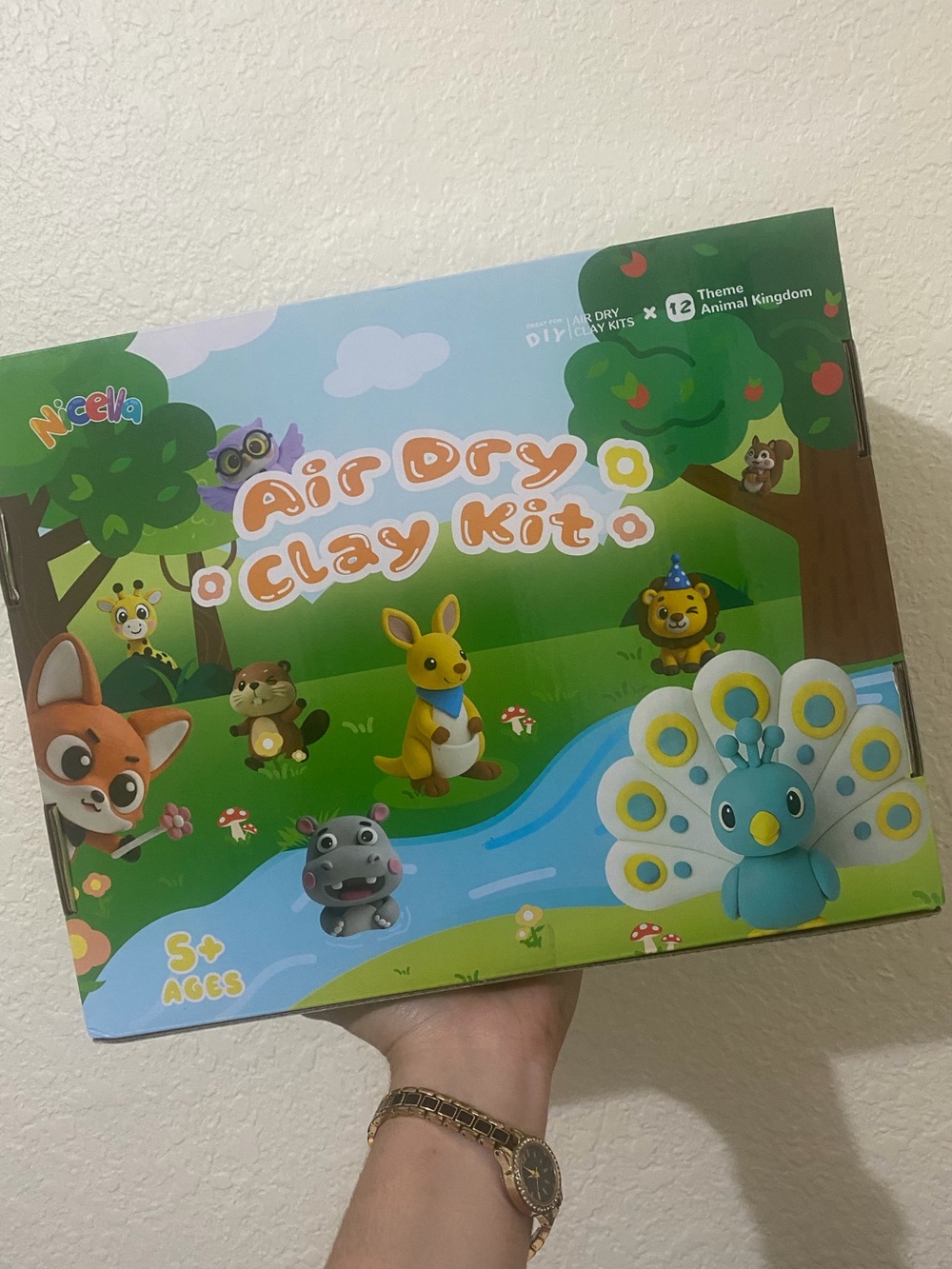 Air Dry Clay Kit 12 Animals Model Magic Clay w/ Tools & Tutorials
